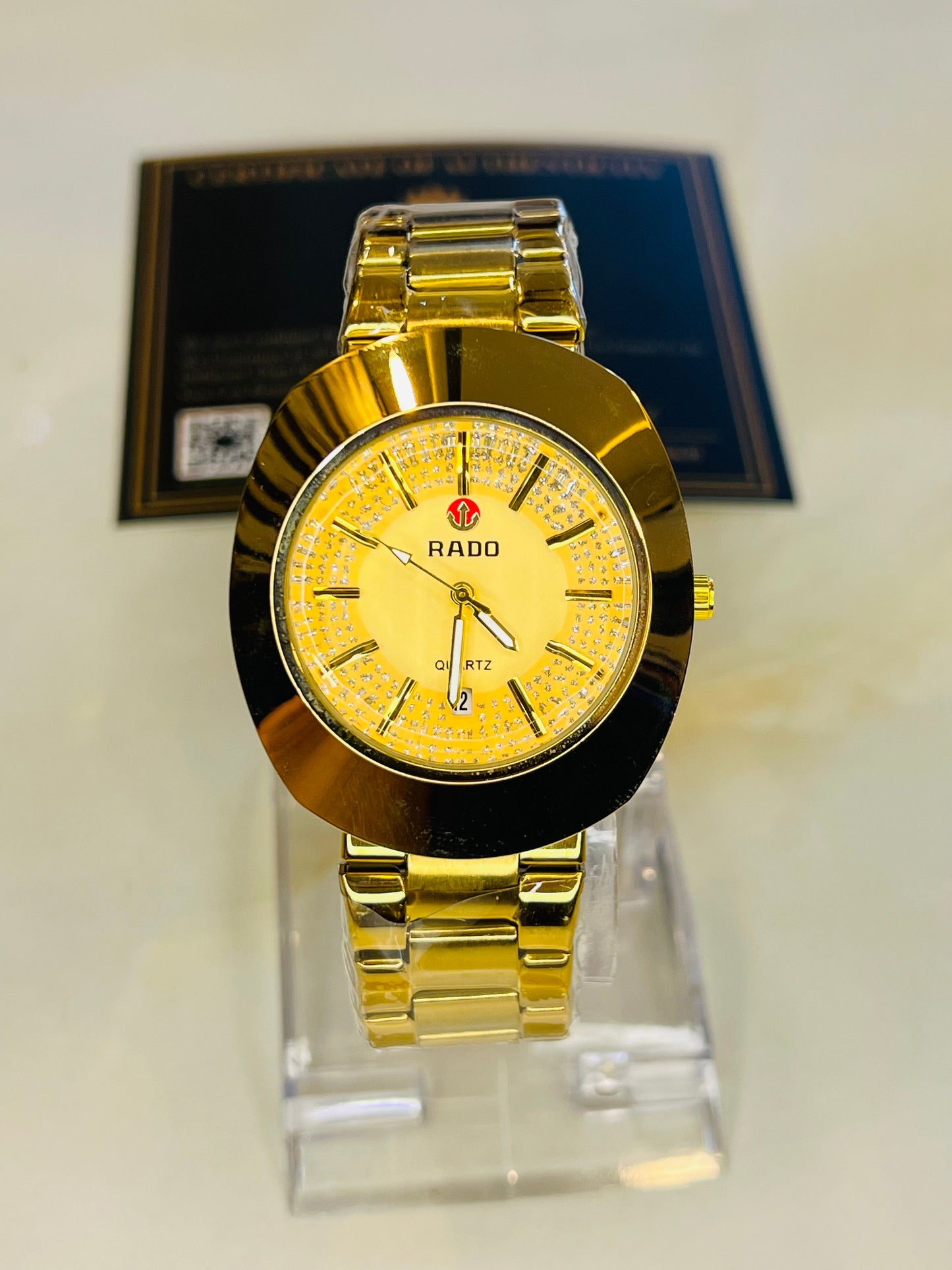 DiaStar Gold Quartz Watch