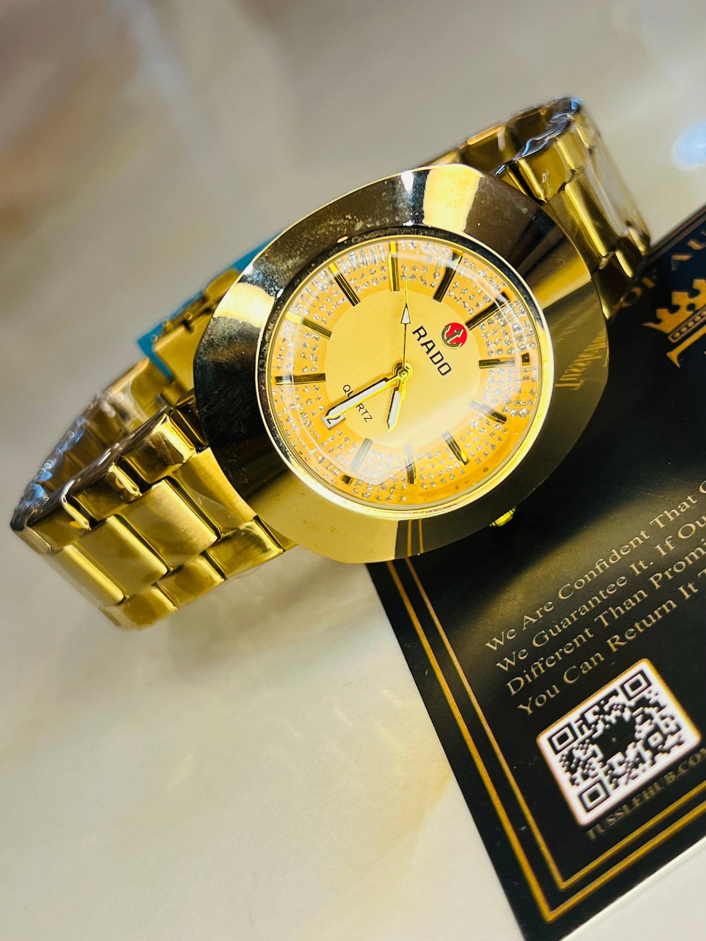 DiaStar Gold Quartz Watch