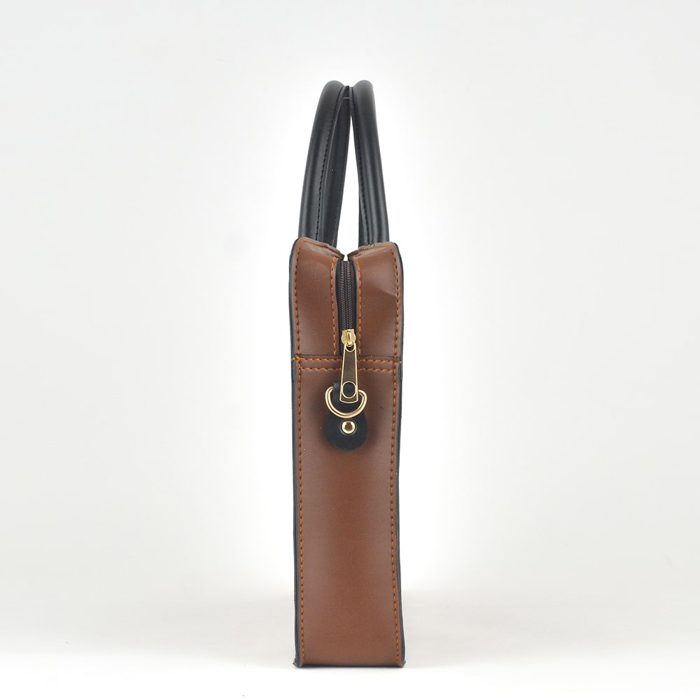 Multi Pockets Laptop Bag (Brown)