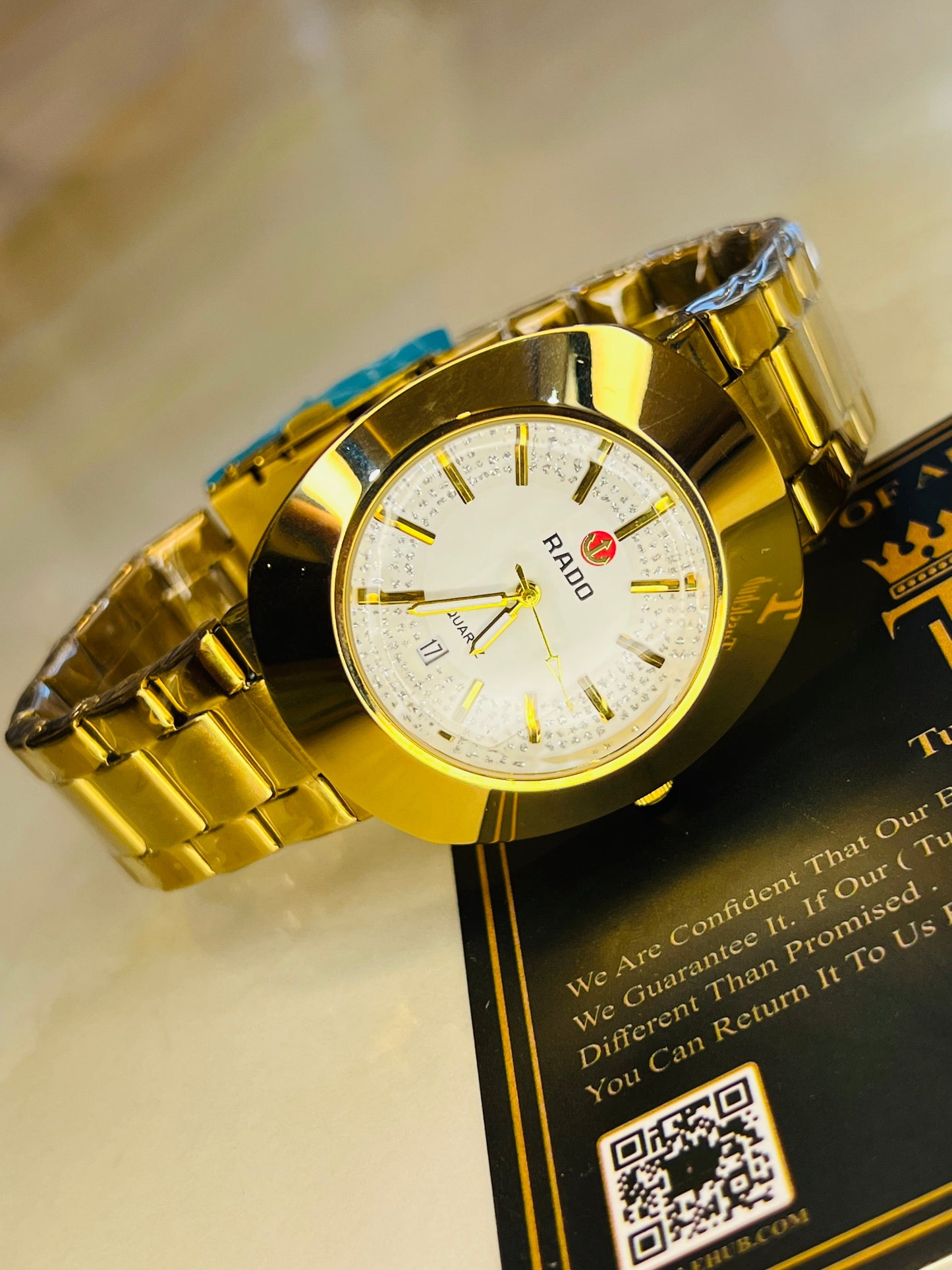 DiaStar Gold Quartz Watch