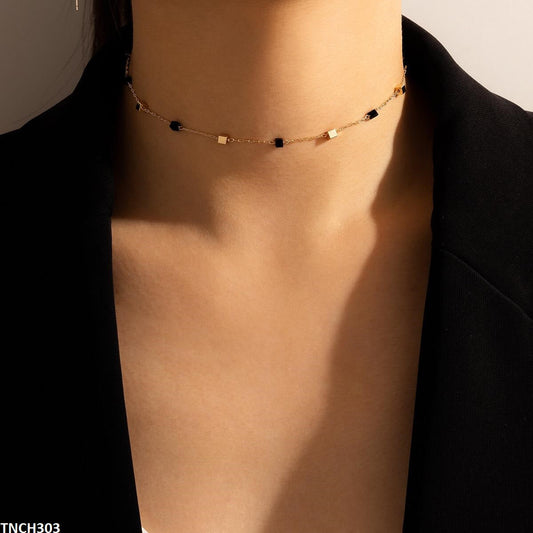TNCH303 YYE Square Plain Chain Necklace - TNCH