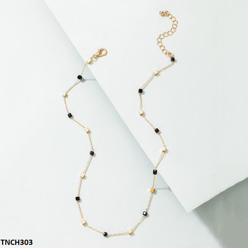 TNCH303 YYE Square Plain Chain Necklace - TNCH